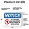 Signmission OSHA-Visitors-Sign- OSHA Notice Sign, Vinyl Decal, 24in W x 18in L, 2PK OS-2PACK-NS-D-1824-L-17063 - alternate 6